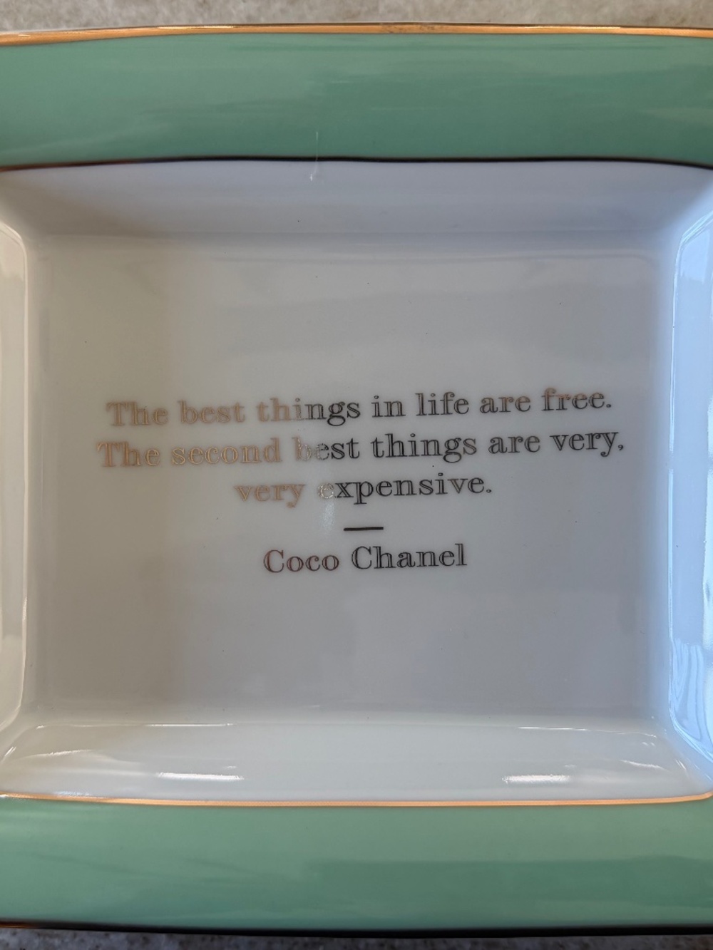Coco Chanel Repartee Trinket Tray